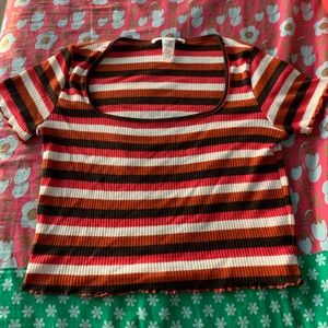 striped colorful crop top!